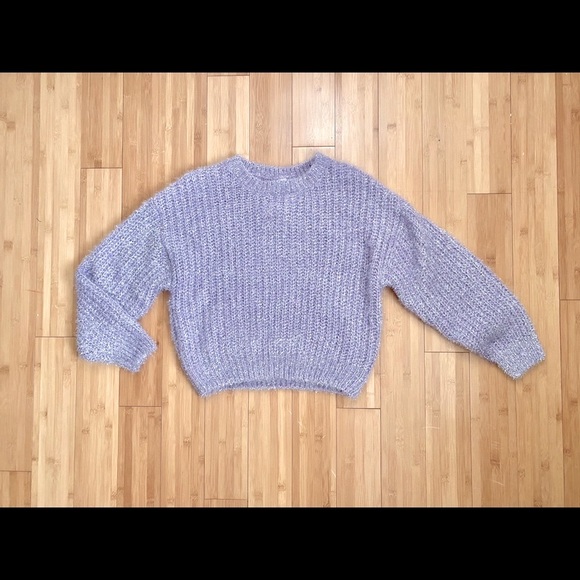 NWT H&M Metallic Sweater Soft Pastel sz.Med - Picture 4 of 5